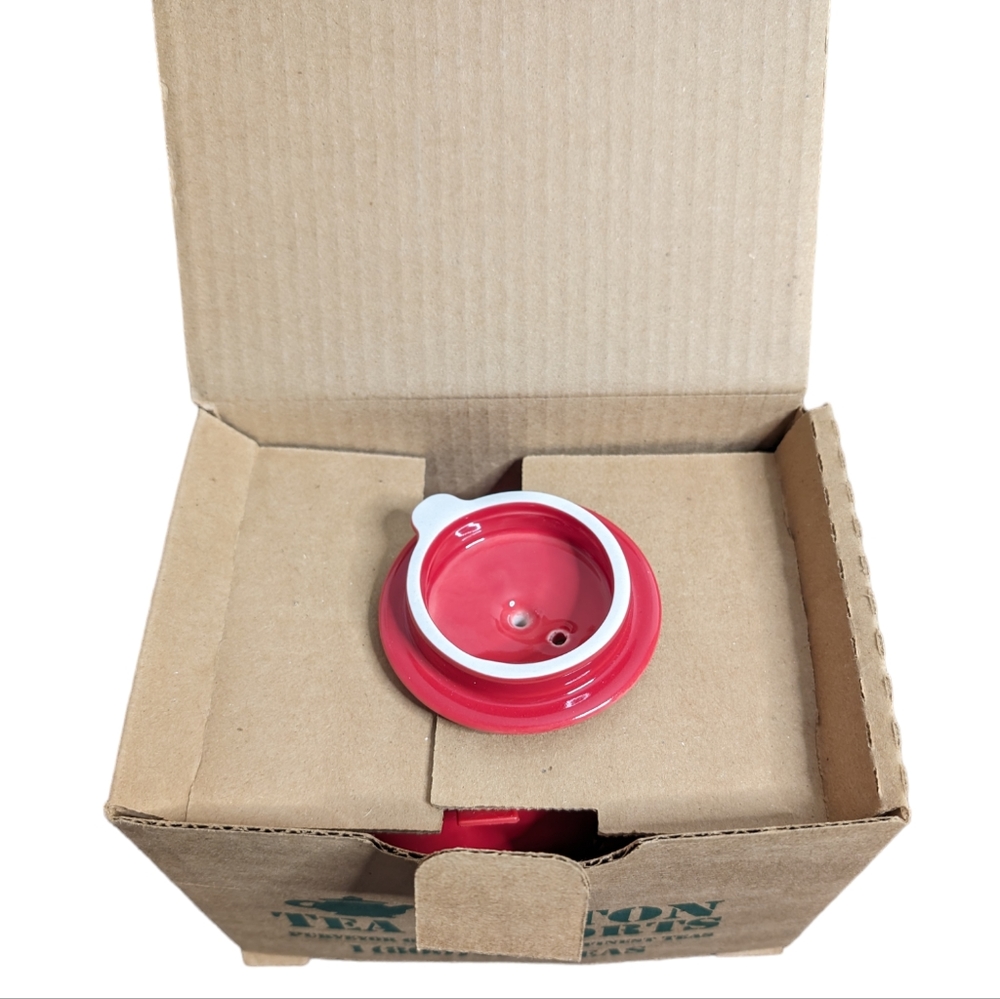 The Republic of Tea Scarlett Cha I'tsford Teapot with Lid and Infuser New In Box - Picture 10 of 15